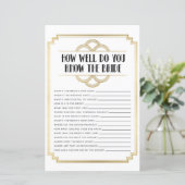 ブライダルシャワーゲームあなたがよく知っているアールデコ (スタンド正面)