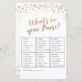 ブライダルシャワーゲームあなたの財布ゲームバラ (正面/裏面)