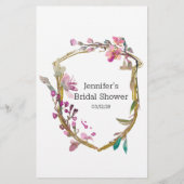 ブライダルシャワーゲームさくらんぼブロッサムガスザドレス チラシ (裏面)