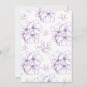 ブライダルシャワーゲームどうやって花嫁を知っているか 招待状 (裏面)