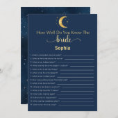 ブライダルシャワーゲームどうやって花嫁を知っているか 招待状 (正面/裏面)