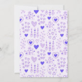 ブライダルシャワーゲームどうやって花嫁を知っているか 招待状 (裏面)