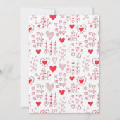 ブライダルシャワーゲームどうやって花嫁を知っているか 招待状 (裏面)