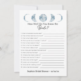 ブライダルシャワーゲームどうやって花嫁を知っているか 招待状