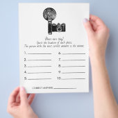 ブライダルシャワーゲームどこにいた？ウェディング チラシ (手)