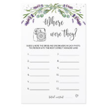 ブライダルシャワーゲームどこ彼らはフライヤー