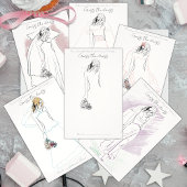 ブライダルシャワーゲームはドレスを推測 チラシ