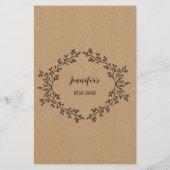 ブライダルシャワーゲームゲストカードの検索 チラシ (裏面)