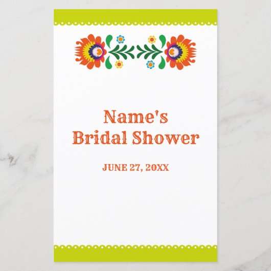 ブライダルシャワーゲームズザゲストゲームフィエスタ (裏面)