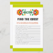 ブライダルシャワーゲームズザゲストゲームフィエスタ (正面/裏面)