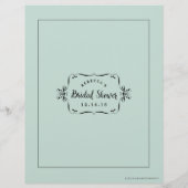 ブライダルシャワーゲームブライドをよく知っている チラシ (裏面)