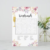 ブライダルシャワーゲームワード検索ゲームシャンパン (スタンド正面)