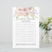 ブライダルシャワーゲームワード検索ピンク赤面Magnolia (スタンド正面)