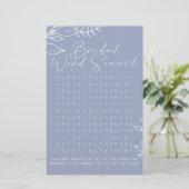 ブライダルシャワーゲームワード検索ペリウィンクル花 (スタンド正面)