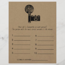 ブライダルシャワーゲーム年齢を推測結婚する