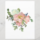 ブライダルシャワーゲーム彼は彼女は卵の殻のバラを言った (裏面)