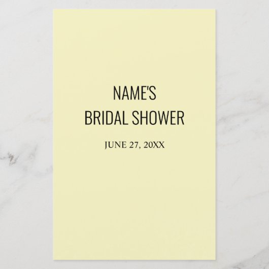 ブライダルシャワーゲーム彼は彼女は図書館カードを言った (裏面)