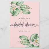 ブライダルシャワーゲーム彼は彼女は推測を言った (裏面)