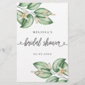 ブライダルシャワーゲーム彼は彼女は推測アペロールと言った (裏面)