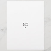 ブライダルシャワーゲーム彼らは写真と何歳だった チラシ (裏面)