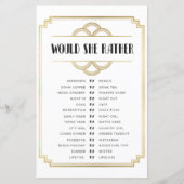 ブライダルシャワーゲーム彼女はむしろゲームアールデコ (正面)