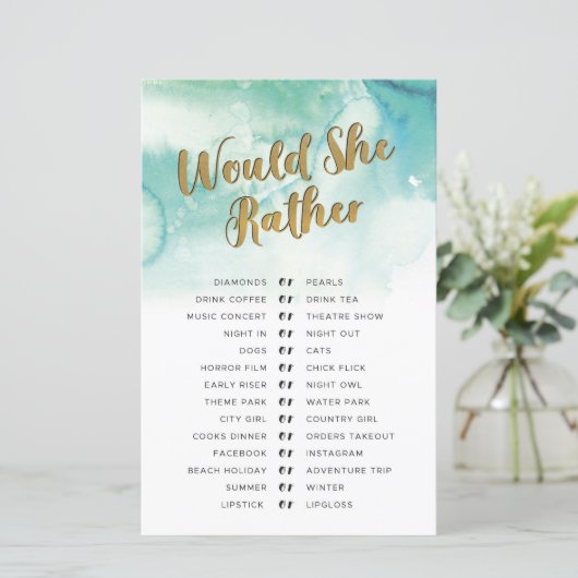 ブライダルシャワーゲーム彼女はむしろゲーム金ゴールド (スタンド正面)