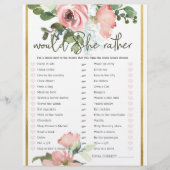 ブライダルシャワーゲーム彼女はむしろ卵の殻赤面 (正面)