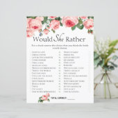 ブライダルシャワーゲーム彼女はむしろ赤面バラ (スタンド正面)