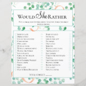 ブライダルシャワーゲーム彼女はユーカリ (正面)