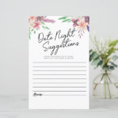 ブライダルシャワーゲーム日付の夜の提案フローラ (スタンド正面)