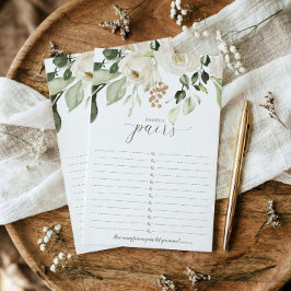 ブライダルシャワーゲーム有名カップル – 有名ペアI