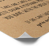 ブライダルシャワーゲーム私のポスター ポスター (角)