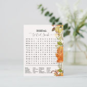 ブライダルシャワーゲーム秋カボチャ語検索ゲーム (スタンド正面)