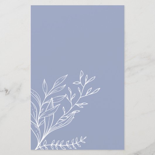 ブライダルシャワーゲーム絵文字の絵文字ペリウィンクル (裏面)