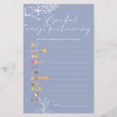 ブライダルシャワーゲーム絵文字の絵文字ペリウィンクル (正面)