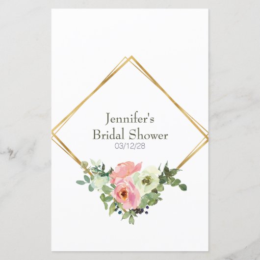 ブライダルシャワーゲーム絵文字エグシェル赤面 (裏面)