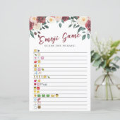 ブライダルシャワーゲーム絵文字ゲームのフローラ (スタンド正面)