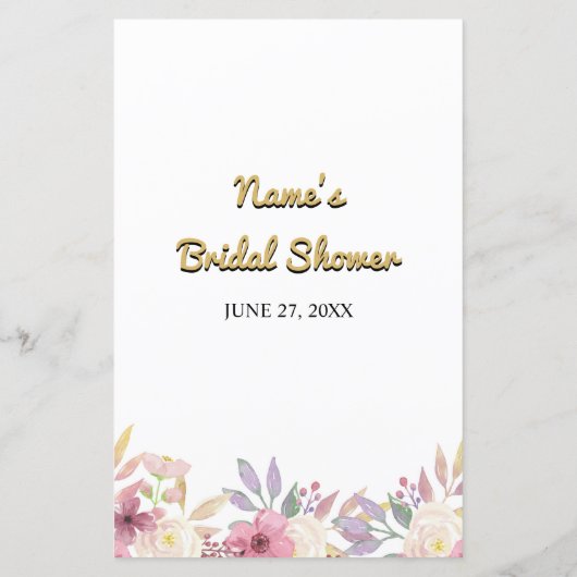 ブライダルシャワーゲーム絵文字ゲームシャンパンを推測 (裏面)