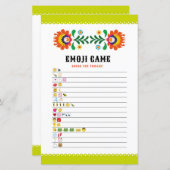 ブライダルシャワーゲーム絵文字ゲームフェスタを推測 (正面/裏面)