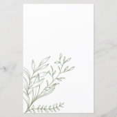 ブライダルシャワーゲーム絵文字Pictionary Sage Boho (裏面)