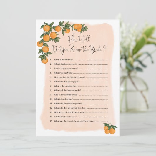 ブライダルシャワーゲーム花嫁を知ってるか (スタンド正面)