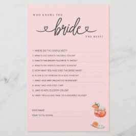 ブライダルシャワーゲーム誰が花嫁を知っ最高のている？