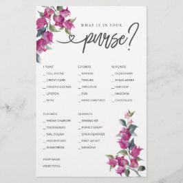 ブライダルシャワーゲーム財布の中身は？