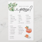 ブライダルシャワーゲーム財布の中身は? (正面)