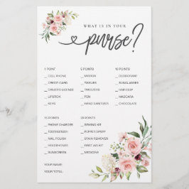 ブライダルシャワーゲーム財布の中身は？