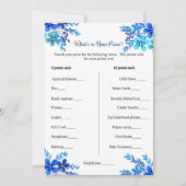 ブライダルシャワーゲーム財布ゲームの中身 招待状 (正面)