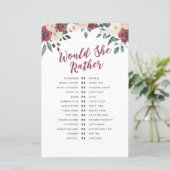 ブライダルシャワーゲーム財布ゲームの赤い部分 (スタンド正面)