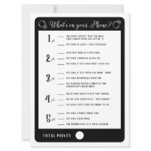 ブライダルシャワーゲーム電話の内容ゲーム