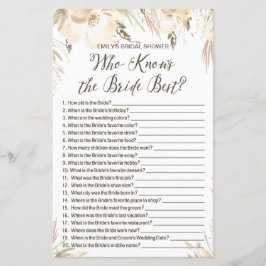 ブライダルシャワーゲーム