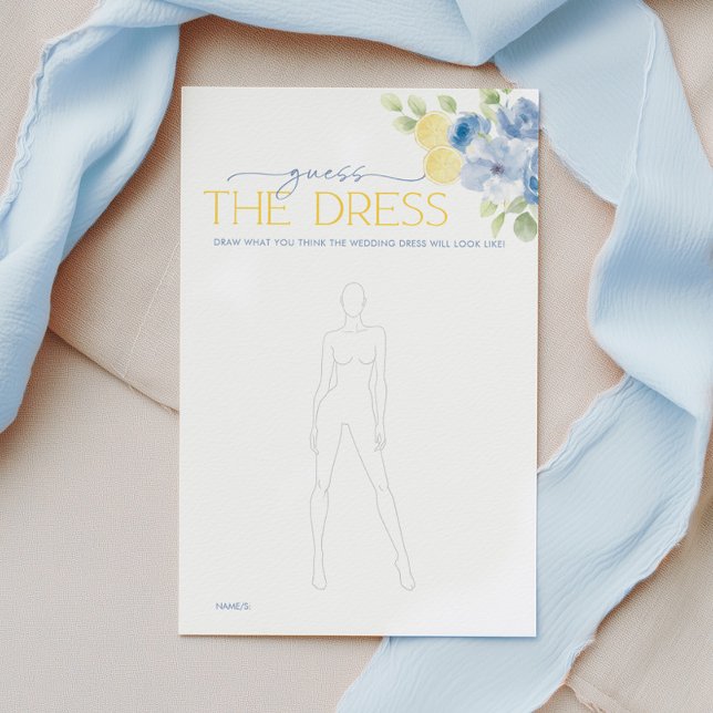 ブライダルシャワーゲーム ゲス・ザ・ドレス メイン・スクイーズ (Guess the Dress! Bridal Shower Game)
